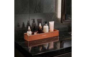 Modern Rectangle Home Organization HPL Storage Box Cosmetics Makeup Organizer Storage Makeup Storage Box