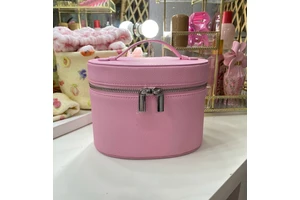 Custom Logo Toiletry Bag Portable Waterproof Travel Leather Cosmetic Storage PU Leather Makeup Bag Cosmetic Bag for Women
