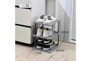 3- Layer Shoe Storage Box Transparent Storage Shoe Organizer