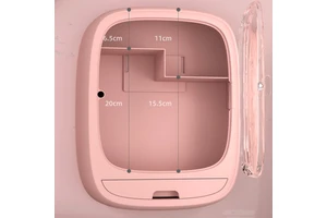 Hot Sale Multifunctional Wall Mounted Makeup Storage Box Portable Waterproof Cosmetic Organiser Food Container Plastic CLASSIC