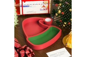 Silicone Resin Mold DIY Epoxy Resin Mold Christmas Hat Tray Ornament And Plaster Storage Box Silicone Mold Model