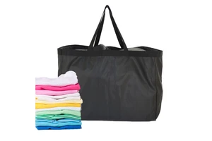 Reusable Large Capacity Laundry Bag Square Design Top Drawstring Closure 20x15x14 Inch