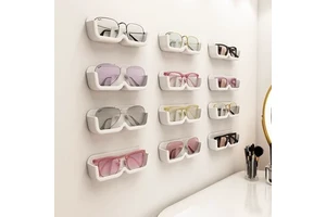 Wall-Mounted Waterproof Storage Rack with Modern Simplicity Design for Behind Doors/On Walls
