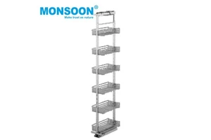 Kitchen Cabinet Accessories Soft Close Holder Rack Shelf Pull Basket Drawer Organizer Pantry Carbon Steel Tall Unit Basket
