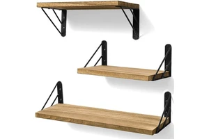 Multifunction Wall-Mounted Shelf Rectangular Bedroom Living Room Storage Decorative Rack Heavy Duty Wall Shelf Brackets