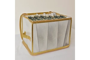 Foldable Tangle-free Light Storage Reel Christmas Holiday Decorations Container Collapsible Storage