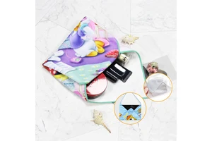 Custom Self-adhesive Cloth Microfiber Printed Magic Towel Make Up Bag Multifunctional Durable Wrap