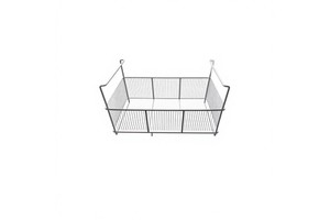 Iron Kitchen Sink Dishware Storage Basket And Bathroom Toiletries Storage Rack