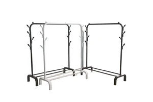 Modern Metal Coat Rack with Marble Base Standing Clothes Hanger Multi Hook Storage Shelf for Living Room Bedroom Entryway