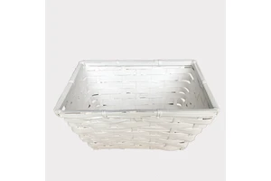 Stylish Eco-Friendly Woven Bamboo Rattan Storage Basket Colorful Sustainable Multifunction Organizer Tray for Sundries Direct