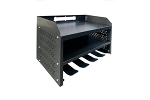 Wall Mounted Rack Pegboard Tool Storage Rack Power Tool Shelf Storage for Garage Home Workshop