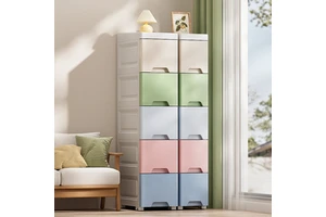 14/18/25cm Wide Slim Plastic Drawer Storage Cabinet Narrow Bathroom Gap Organizer Thickened Multi Layer Storage Cabinet