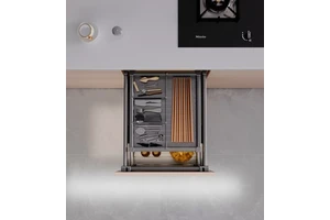 Durable Kitchen Cabinet Pull-Out Basket Organizer with Multi-Layer Storage Rack for Space-Saving Storage