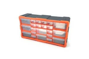 Durable 22 Drawers Cabinet Plastic Stackable Organizer Box for Hardware Craft Storage