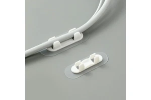 Wire Fixer No-Drill Wall-Mounted Self-Adhesive High-Adhesion Acrylic Adhesive Hook Cable Organizer Storage Tool