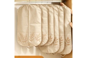 High Quality Non-Woven Hanging Garment Bag Dustproof Foldable Reusable Storage for Wedding Dress Suit Coat Wardrobe Organizer