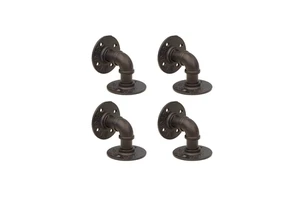 Vintage-Style Wall Mount Sturdy and Practical Black Wall Mount Designed Specifically for Kitchen Storage