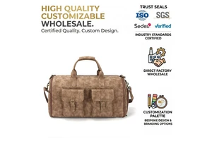 Hot Sale Waterproof Customized Large Eco Friendly PU Premium Fashion Folding With Zippers Dust Cover Suit Storage Garment Bag