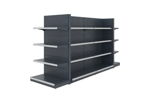 Gondola Shelving Retail Store Shelves Adjustable Disassembled Mini Metal Supermarket Gondola Shelf Whole Shop Decoration Racks