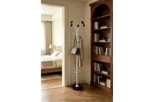 Modern Steel Iron Art Coat Rack Floor-standing Adjustable Height Bedroom Living Room Clothing Storage Rack
