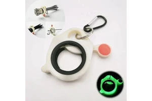 Reusable Portable Zip Ties Cable Tie Holder Fluorescent Plastic Electrical Wire Organizer Cable Management & Accessories