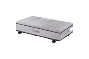 Dismountable Underbed Storage with Wheels Rolling Underbed Storage Containers Shoe Storage Bins Organizer