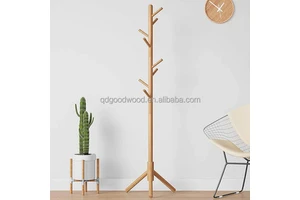 Moveable Multi-functional Multipurpose Pole Pink Hat Hanger Rack Coat Nordic Newly Design Clothes Rack