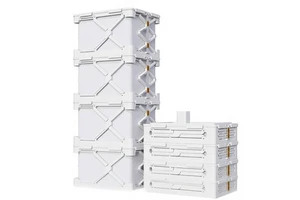 Storage Bags for Clothing 148 Gal Collapsible Stackable Vacuum Storage Bags with Lids for Clothing Blankets Sweaters