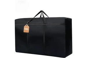 Extra Large Foldable Closet Organizers for Clothing, Waterproof Oxford Totes with Heavy Duty Handles