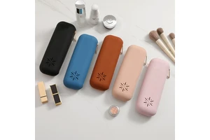 Customized Printed Travel Makeup Organizer Small Silicone Brush Bag Wholesale Custom Makeup Bags