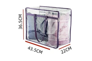 Hot Sale Transparent Clothes Storage Bag Transparent PVC Handbag Home Storage Bag Quilt Blanket Collection Bag