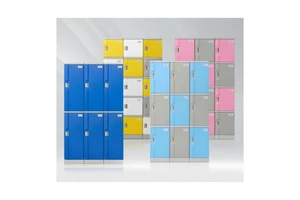 Anti-corrosion and Rust Prevention Plastic Schoolbag Cabinet Outdoor Employee Lockers Changing Room Locker ABS Staff Locker