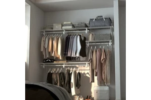 Portable Foldable Bedroom Hotel Hanging Closet Organizers Shelving Storage Wardrobe Modern Design