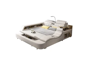 2021 Latest Modern Design Smart Beds Multifunctional Storage Massage Bed