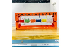 JH-Mech Heavy Duty Design Wire Spool Organizer Suitable for Industrial and Retail Space-Saving Electrical Wire Spool Racks