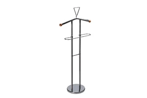 Simple Design Floor Free Standing Stainless Steel Hat and Coat Rack