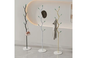 Simple Modern Household Floor-standing Coat Rack Space-saving Clothes Rack Design Creative Storage Rack