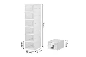Foldable Clear Plastic Shoe Storage Boxes Stackable Sneaker Display Case with Magnetic Door for Closet Entryway