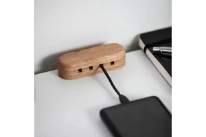 Magnetic Desk Cord Management Handmade Tech Accessory Desk Cable Management Organizer Cable Holder