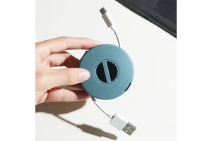 Cable Winder with Novelty Hooks Desktop Cable Organizer for Wire Management Charging Cable Storage Solution Storage Box