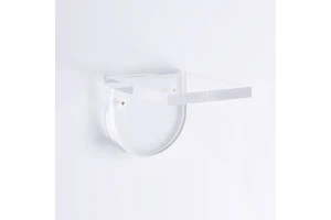 Acrylic Large Wall Bracket with Rounded Edge, Acrylic Wall Shelf