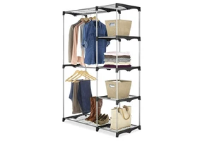Large Capacity Storage Metal Clothes Rack Household Multi-functional Coat Rack