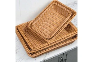Hot Selling Wholesale Handmade Natural Willow Organizer Wicker Woven Storage Basket with Handle Big Baskets for Gift