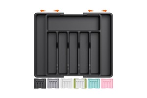 Wholesale Expandable Cutlery Tray Silverware Holder Organizer Flatware Kitchen Utensils Drawer Organizer