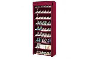 Wholesale High Quality Transparent Sneaker Organizer Stackable Clear Shoe Box Magnetic Door AJ Non-Woven Fabric Shoe Box