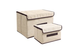 Portable Clothing Storage Box Household Dustproof Toy Organizer Non Woven Organizer Storage Box