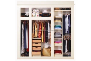 Custom Closet Organizers Including Hanging Rods Adjustable Shelves and Drawer Units