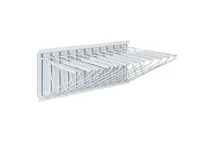 Wall Mount Blueprint Storage Rack with 12 Pivot Brackets Convenient Blueprint Holder Wall Shelves