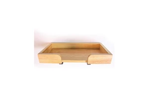 Solid Wood Ironing Board Wall Mount Holder with Storage Shelf | Laundry Organizer