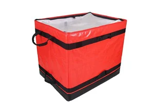 Custom Large Folding Courier Parcel Delivery Bag Container Bag Folding Logistic Transfer Handbag Storage Bags